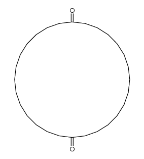 cyclooctacosane-1,15-dione结构式