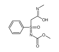 methyl N-[[2-(methylamino)-2-oxoethyl]-oxo-phenyl-λ6-sulfanylidene]carbamate结构式