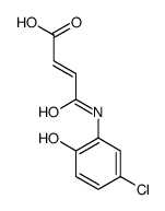 4-(5-chloro-2-hydroxyanilino)-4-oxobut-2-enoic acid结构式