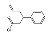 3-Phenylhex-5-enoyl chloride Structure