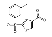 2-(3-methylphenyl)sulfonyl-4-nitrothiophene结构式