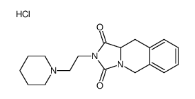 2-(2-piperidin-1-ylethyl)-10,10a-dihydro-5H-imidazo[1,5-b]isoquinoline-1,3-dione,hydrochloride结构式