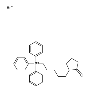 5-(2-oxocyclopentyl)pentyl-triphenylphosphanium,bromide结构式