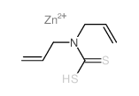 Zinc,bis(di-2-propenylcarbamodithioato-S,S')-, (T-4)- (9CI) Structure