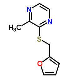 2-FURFURYLTHIO-3-METHYLPYRAZINE Structure