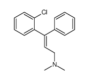 3-(2-chlorophenyl)-N,N-dimethyl-3-phenylprop-2-en-1-amine结构式