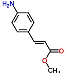 Methyl (2E)-3-(4-aminophenyl)acrylate structure