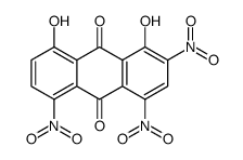 1,8-dihydroxy-2,4,5-trinitroanthraquinone Structure