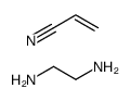 ethane-1,2-diamine,prop-2-enenitrile结构式