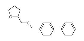 2-(([1,1'-biphenyl]-4-ylmethoxy)methyl)tetrahydrofuran结构式