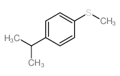 Benzene,1-(1-methylethyl)-4-(methylthio)-结构式