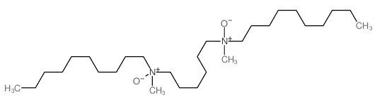 decyl-[6-(decyl-methyl-oxido-ammonio)hexyl]-methyl-oxido-azanium Structure