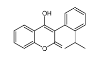 4-Hydroxy-3-(2-isopropylphenyl)-2H-1-benzopyran-2-one Structure