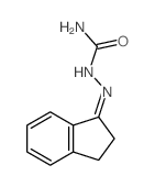 (2,3-dihydroinden-1-ylideneamino)urea Structure