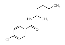 4-chloro-N-hexan-2-yl-benzamide structure