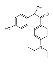 (2R)-1-[4-(diethylamino)phenyl]-2-hydroxy-2-(4-hydroxyphenyl)ethanone结构式