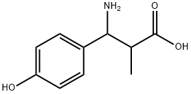 3-Amino-3-(4-hydroxy-phenyl)-2-methyl-propionic acid结构式