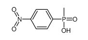 Phosphinic acid, methyl(4-nitrophenyl)- structure