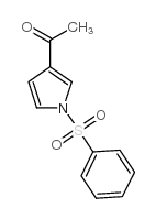 3-Acetyl-1-(phenylsulfonyl)pyrrole Structure