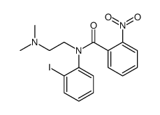 N-[2-(dimethylamino)ethyl]-N-(2-iodophenyl)-2-nitrobenzamide Structure