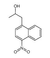 1-(4-nitro-1-naphthyl)-2-propanol结构式