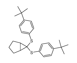 6,6-bis((p-tert-butylphenyl)thio)bicyclo[3.1.0]hexane结构式