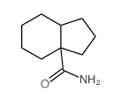 1,2,3,4,5,6,7,7a-octahydroindene-3a-carboxamide Structure