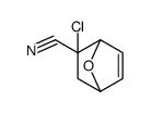 5-chloro-7-oxabicyclo[2.2.1]hept-2-ene-5-carbonitrile Structure