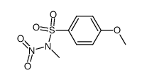 4-methoxy-N-methyl-N-nitrobenzenesulfonamide Structure