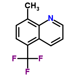 8-Methyl-5-(trifluoromethyl)quinoline Structure