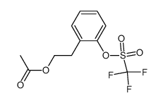 2-(((trifluoromethyl)sulfonyl)oxy)phenethyl acetate结构式