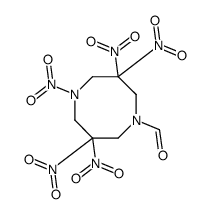 3,3,5,7,7-pentanitro-1,5-diazocane-1-carbaldehyde Structure