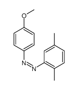 (2,5-dimethylphenyl)-(4-methoxyphenyl)diazene结构式