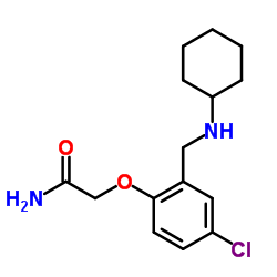 2-{4-Chloro-2-[(cyclohexylamino)methyl]phenoxy}acetamide结构式