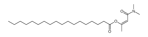 Octadecanoic acid (Z)-2-dimethylcarbamoyl-1-methyl-vinyl ester Structure