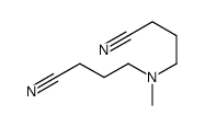 4-[3-cyanopropyl(methyl)amino]butanenitrile结构式