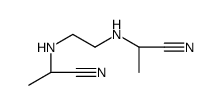 Propanenitrile, 2,2'-(1,2-ethanediyldiimino)bis Structure