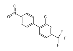 2-chloro-1-(4-nitrophenyl)-4-(trifluoromethyl)benzene Structure