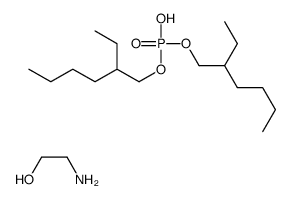 bis(2-ethylhexyl) hydrogen phosphate, compound with 2-aminoethanol (1:1) picture