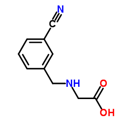 N-(3-Cyanobenzyl)glycine结构式