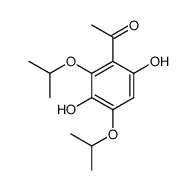 1-(3,6-DIHYDROXY-2,4-DIISOPROPOXYPHENYL)ETHANONE Structure