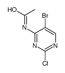 N-(5-bromo-2-chloropyrimidin-4-yl)acetamide structure