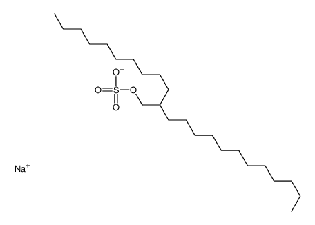 sodium 2-decyltetradecyl sulphate结构式