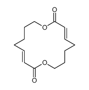 1,9-dioxacyclohexadeca-3,11-diene-2,10-dione结构式