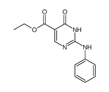 ethyl 6-oxo-2-(phenylamino)-1,6-diydropyrimidine-5-carboxylate结构式