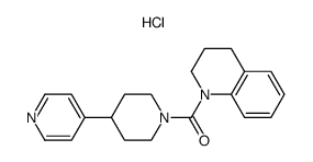 1-[(4-(pyridin-4-yl)piperidin-1-yl)carbonyl]-1,2,3,4-tetrahydroquinoline hydrochloride Structure