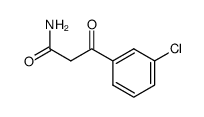 α-(3-Chlorobenzoyl)acetamide Structure