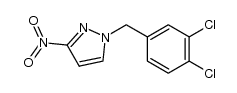 1-(2-CHLORO-6-FLUORO-BENZYL)-4-NITRO-1H-PYRAZOLE结构式