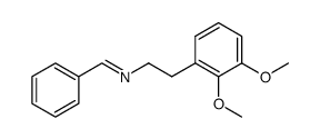 N-(2,3-dimethoxyphenethyl)-1-phenylmethanimine结构式