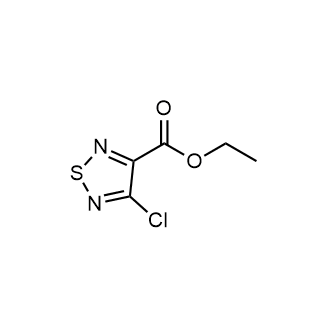 Ethyl 4-chloro-1,2,5-thiadiazole-3-carboxylate structure